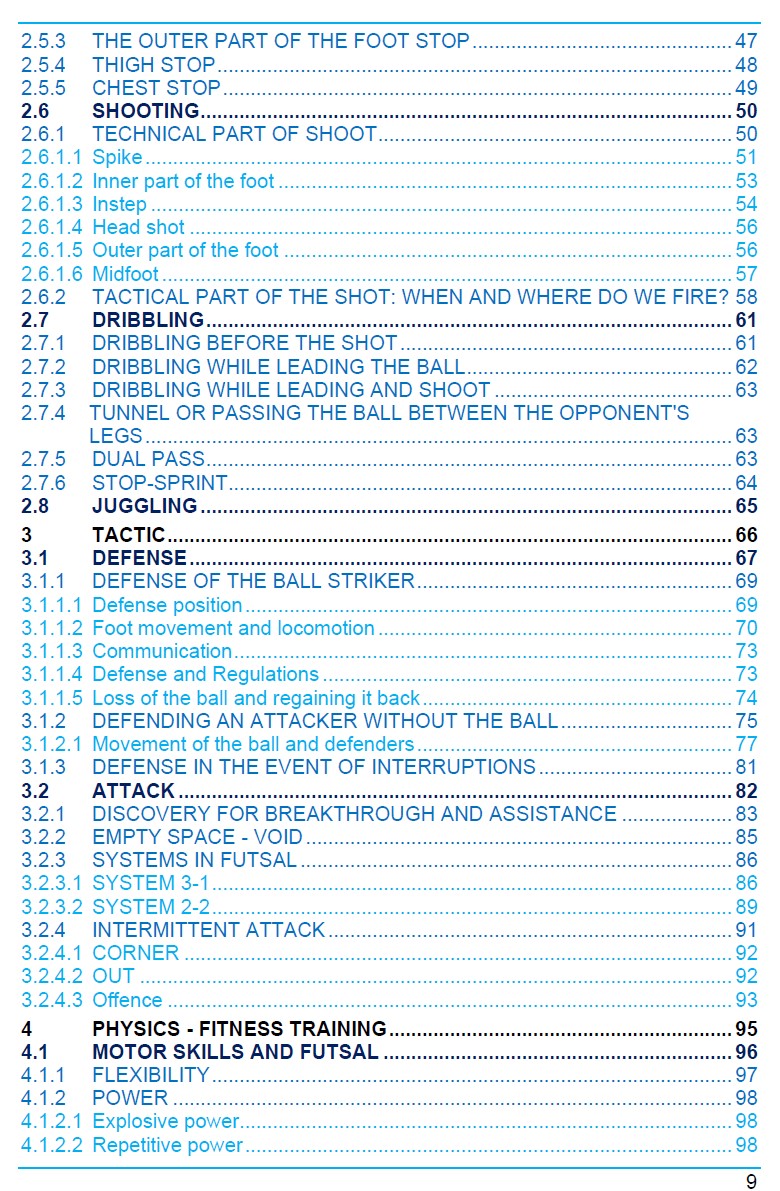 FUTSAL From A to Z: FUTSAL 6-9 Years, the First Book