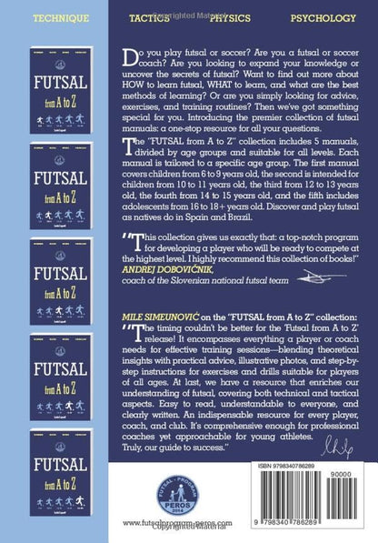 FUTSAL from a to Z: FUTSAL 12-13 Years, the Third Book